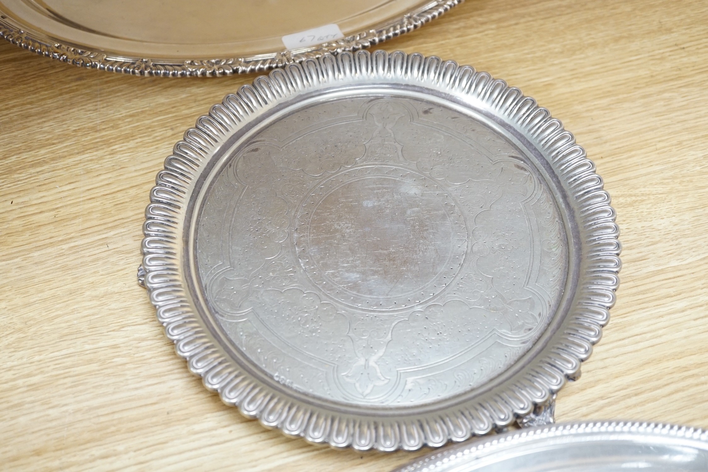 A group of plated wares
